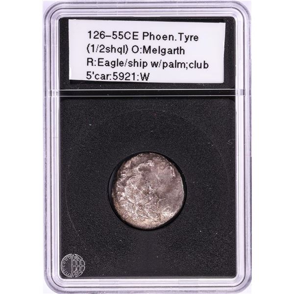 126-55CE Phoen Tyre Ancient Coin