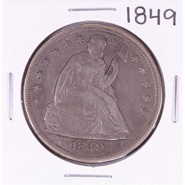 1849 Seated Liberty Silver Dollar