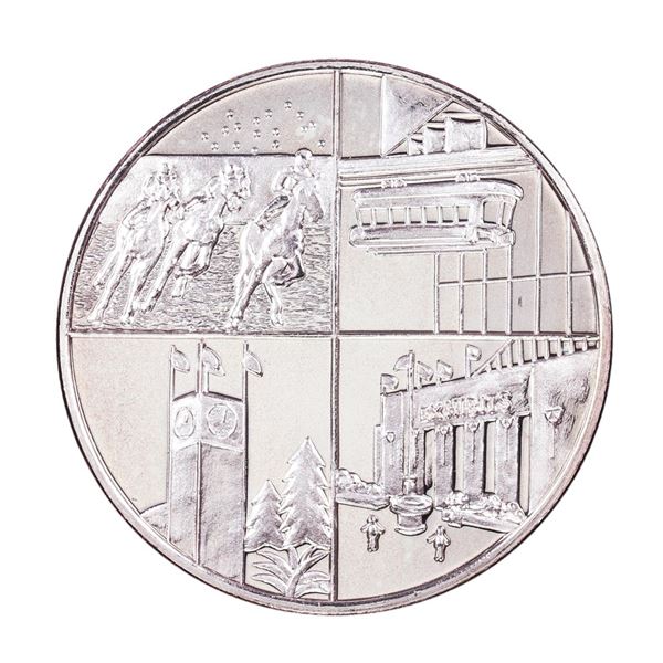 Los Angeles County Fair Pomona, CA 1oz .999 Fine Silver Art Round