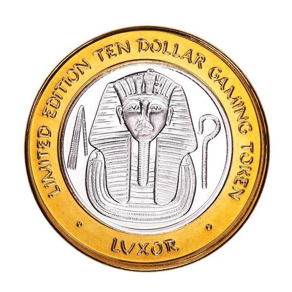 .999 Silver Luxor Las Vegas Nevada $10 Casino Limited Edition Gaming Token