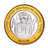 Image 1 : .999 Silver Luxor Las Vegas Nevada $10 Casino Limited Edition Gaming Token
