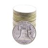 Image 2 : Roll of (20) Brilliant Uncirculated 1963 Franklin Half Dollar Coins