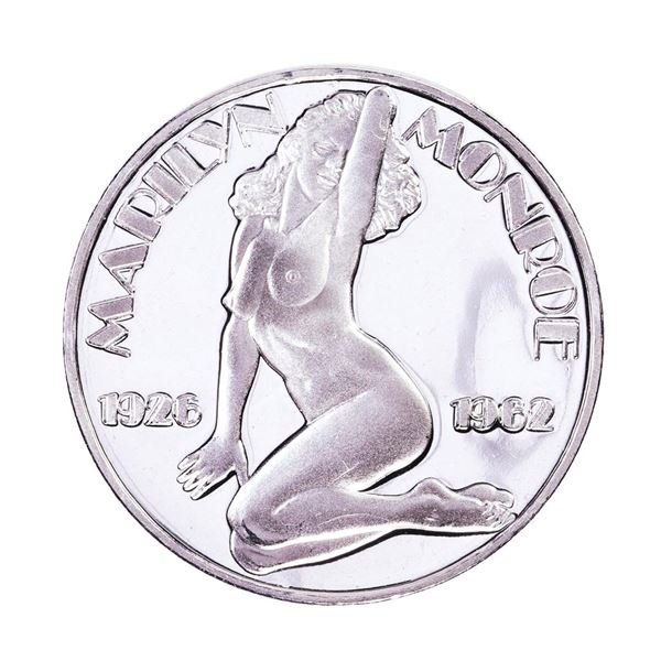 1926-1962 Marilyn Monroe Proof 1oz .999 Fine Silver Round