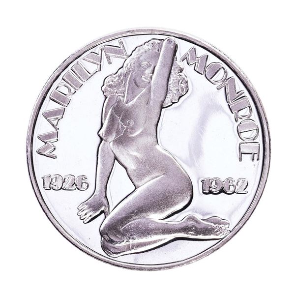 1926-1962 Marilyn Monroe Proof 1oz .999 Fine Silver Round