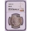Image 1 : 1878-S $1 Morgan Silver Dollar Coin NGC MS63