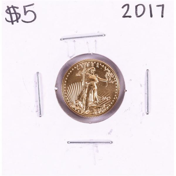 2017 $5 American Gold Eagle Coin - Scratched