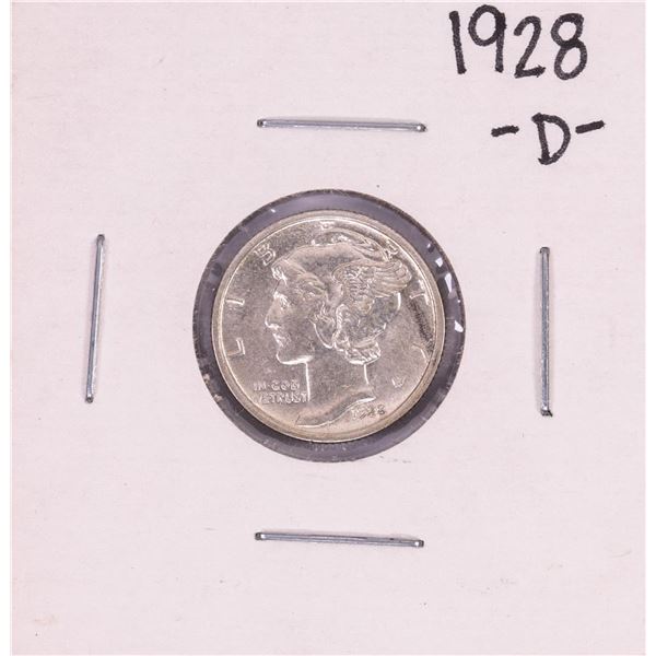1928-D Mercury Dime Coin