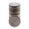 Image 1 : Lot of (25) $1 Peace Silver Dollar Coins