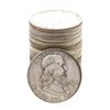 Image 1 : Roll of (20) Mixed Date Franklin Half Dollar Coins