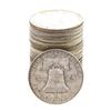 Image 2 : Roll of (20) Mixed Date Franklin Half Dollar Coins