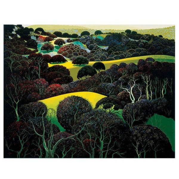 Eyvind Earle (1916-2000) "Santa Ynez Memories" Limited Edition Serigraph on Paper