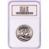 Image 1 : 1957-D Franklin Half Dollar Coin NGC MS65FBL