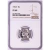 Image 1 : 1963 Proof Jefferson Nickel Coin NGC PF69