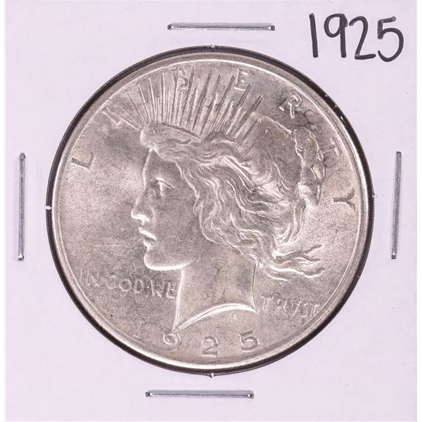 1925 $1 Peace Silver Dollar Coin