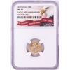 Image 1 : 2016 $5 American Gold Eagle Coin NGC MS70