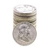 Image 1 : Roll of (20) Mixed Date Franklin Half Dollar Coins