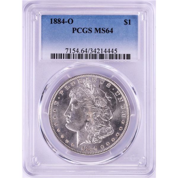 1884-O $1 Morgan Silver Dollar Coin PCGS MS64