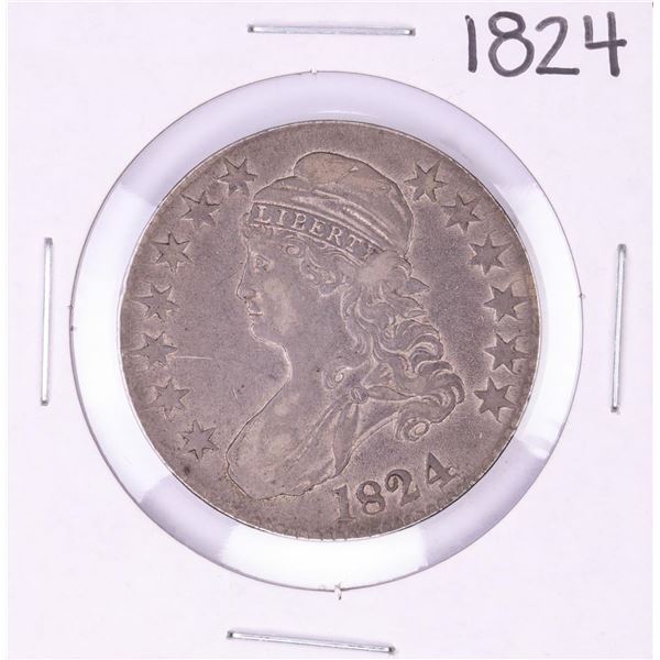 1824 Capped Bust Half Dollar Coin