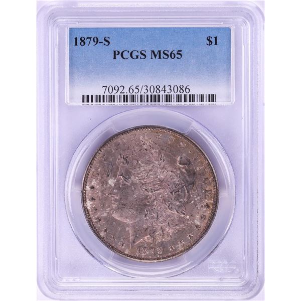 1879-S $1 Morgan Silver Dollar Coin PCGS MS65
