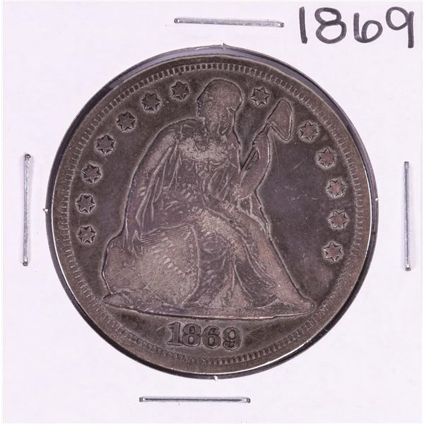 1869 Seated Liberty Silver Dollar