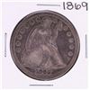 Image 1 : 1869 Seated Liberty Silver Dollar