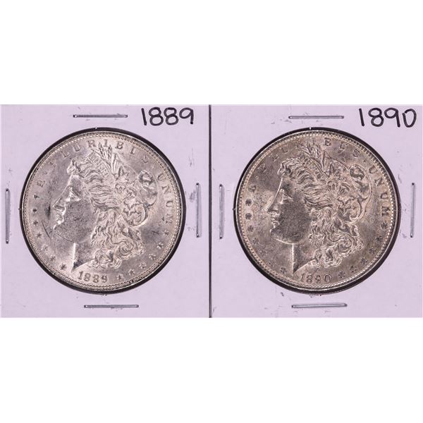 Lot of 1889-1890 $1 Morgan Silver Dollar Coins