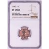 Image 1 : 1963 Proof Lincoln Memorial Cent Coin NGC PF69RD