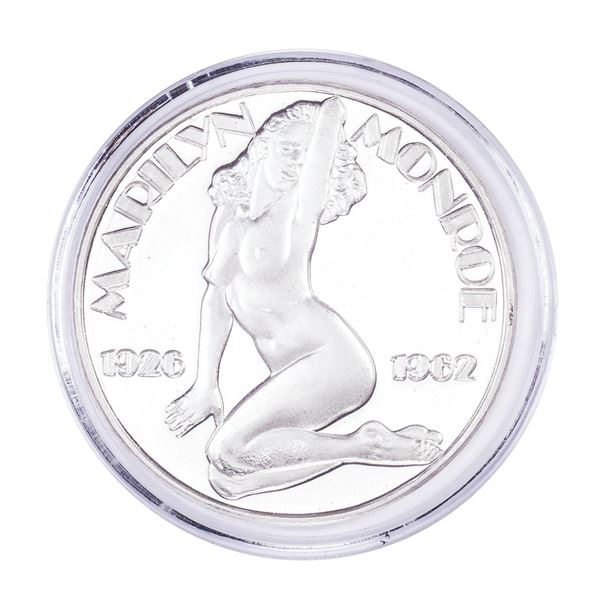 1926-1962 Marilyn Monroe Proof 1oz .999 Fine Silver Round