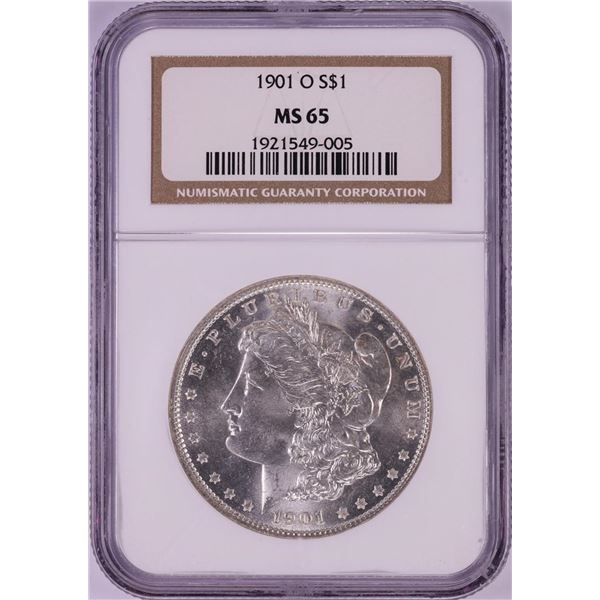 1901-O $1 Morgan Silver Dollar Coin NGC MS65