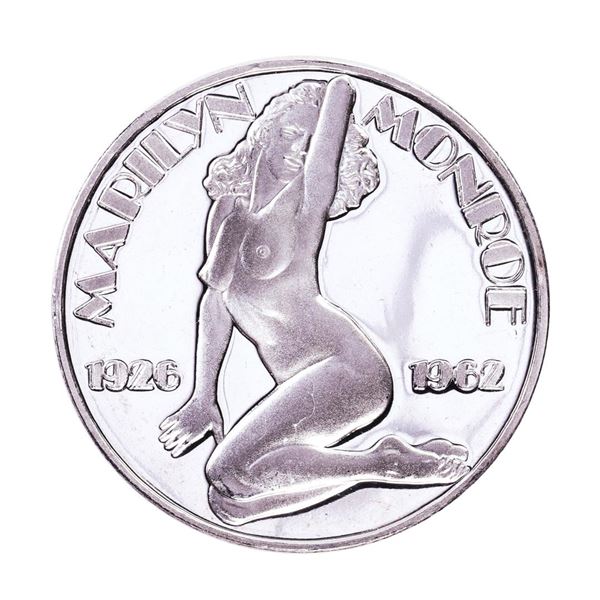 1926-1962 Marilyn Monroe Proof 1oz .999 Fine Silver Round