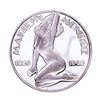 Image 1 : 1926-1962 Marilyn Monroe Proof 1oz .999 Fine Silver Round