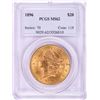 Image 1 : 1896 $20 Liberty Head Double Eagle Gold Coin PCGS MS62