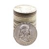 Image 1 : Roll of (20) Mixed Date Franklin Half Dollar Coins