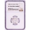 Image 1 : 2006-W $25 Proof American Platinum Eagle Coin PCGS PF70 Ultra Cameo