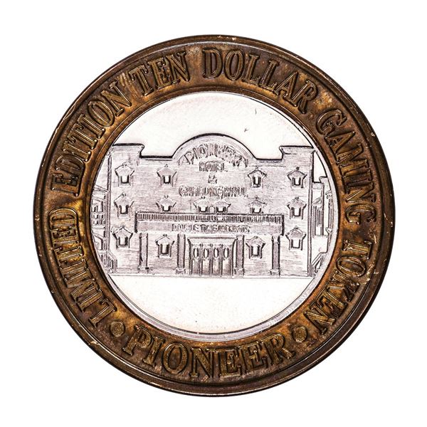 .999 Fine Silver Pioneer Laughlin, NV $10 Limited Edition Gaming Token