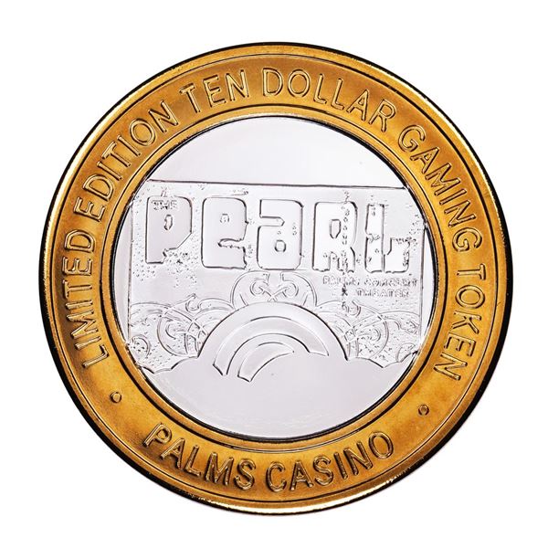 .999 Silver Palms Casino Las Vegas, Nevada $10 Limited Edition Gaming Token
