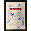 Image 1 : DEADPOOL MULTI-SIGNED 8X10 MOVIE SCRIPT COVER (REAL AUTHENTIC COA)