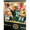 Image 2 : AARON RODGERS SIGNED GREEN BAY PACKERS FRAMED PHOTO