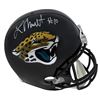 Image 1 : LAVISKA SHENAULT SIGNED JACKSONVILLE JAGUARS RIDDELL FULL SIZE REPLICA HELMET (SCHWARTZ COA)