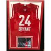 Image 1 : KOBE BRYANT SIGNED NBA ALL-STAR JERSEY FRAMED DISPLAY w/ COA