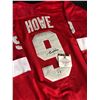 Image 1 : GORDIE HOWE SIGNED RED WINGS CCM VINTAGE JERSEY (GLOBAL AUTHENTICS COA)
