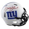 Image 1 : Giants Daniel Jones Signed Lunar Full Size Speed Rep Helmet BAS Witnessed (Beckett COA)