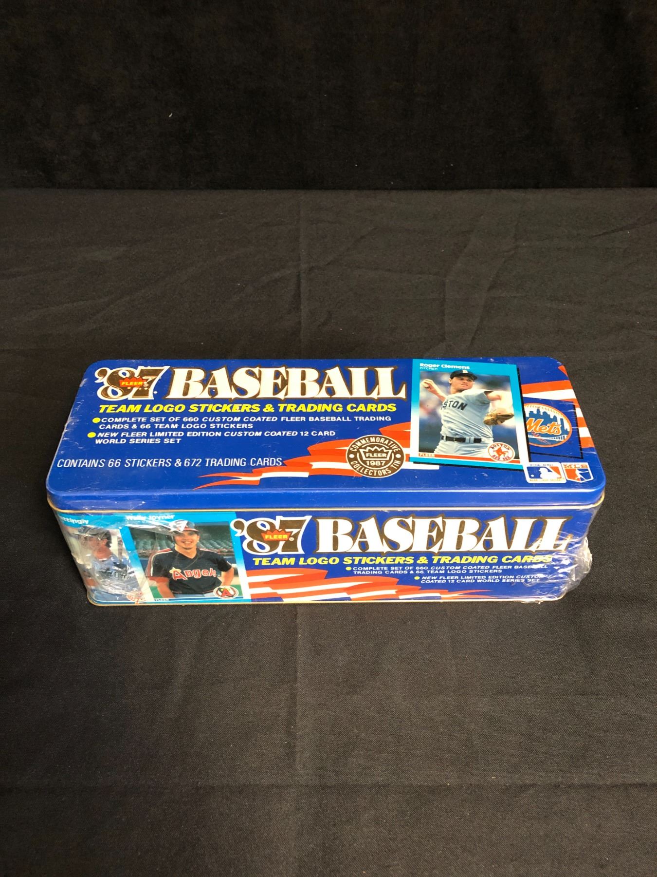 1987 FLEER BASEBALL TEAM LOGO STICKERS & TRADING CARDS
