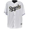 Image 3 : GEORGE BRETT ROYALS AUTHENTIC SIGNED WHITE MAJESTIC COOLBASE JERSEY (BECKETT COA)