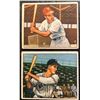 Image 1 : 1950 BOWMAN BASEBALL CARD LOT (N0. 204 HAMNER/ NO. 221 MUELLER) "ROOKIES"