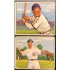 Image 1 : 1950 BOWMAN BASEBALL CARD LOT (N0. 36 KAZAK/ NO. 114 TERWILLIGER) "ROOKIES"