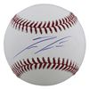 Image 1 : RONALD ACUNA SIGNED RAWLING BASEBALL (BECKETT WITNESSED)
