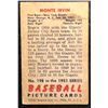 Image 2 : 1951 BOWMAN NO. 198 MONTE IRVIN  "ROOKIE"