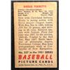 Image 2 : 1951 BOWMAN NO. 257 BIRDIE TEBBETTS  "ROOKIE"