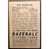 Image 2 : 1952 BOWMAN NO. 238 ROY McMILLAN  "ROOKIE"